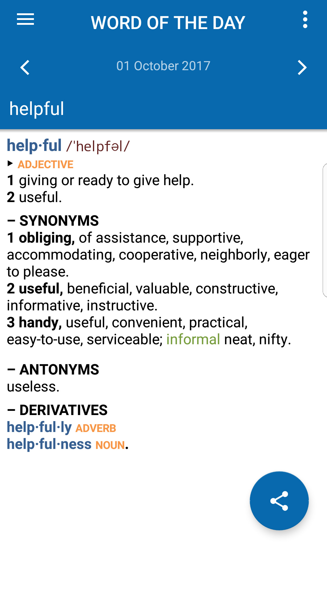 Oxford American Dictionary Thesaurus