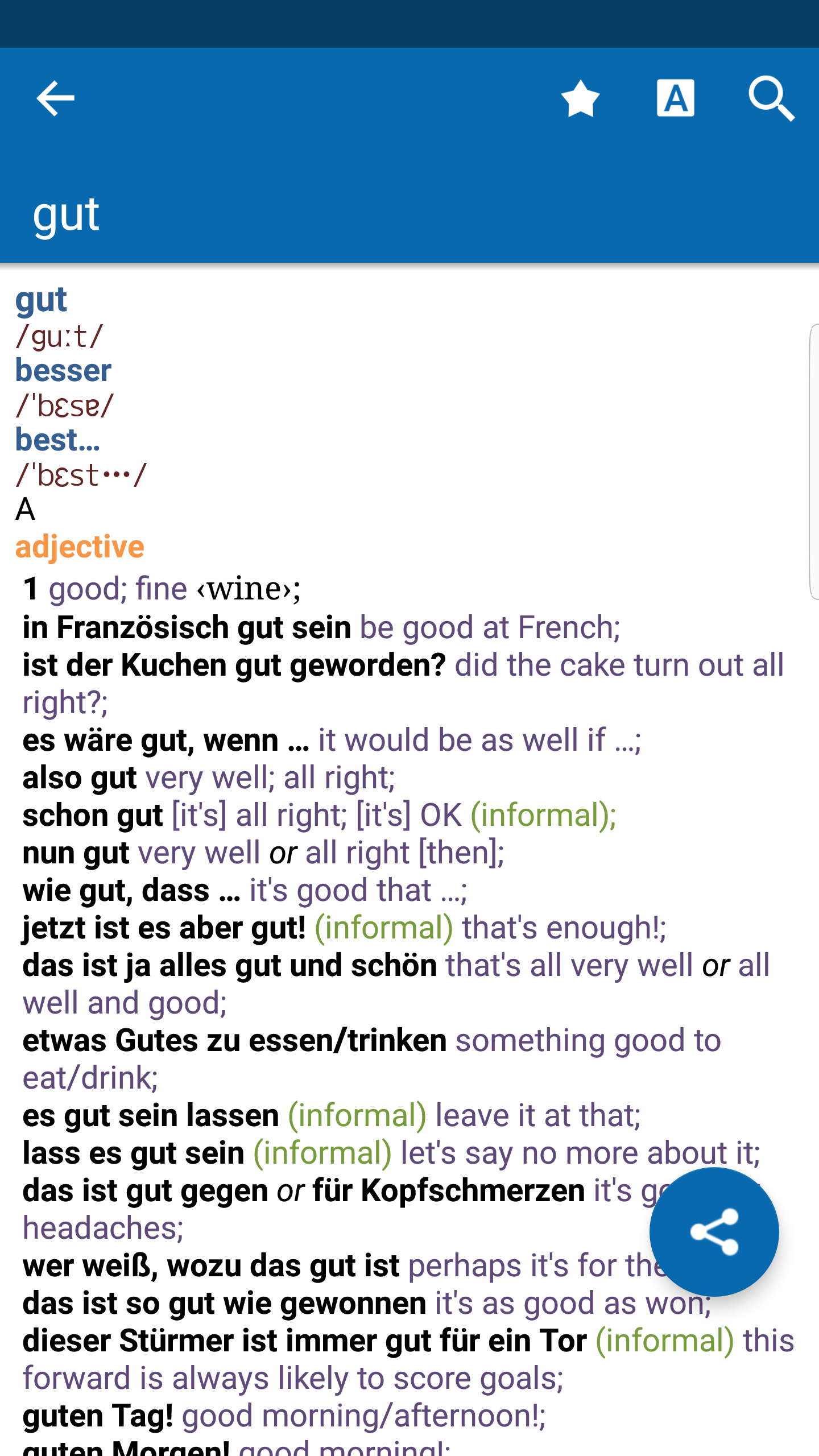 cc dictionary german english